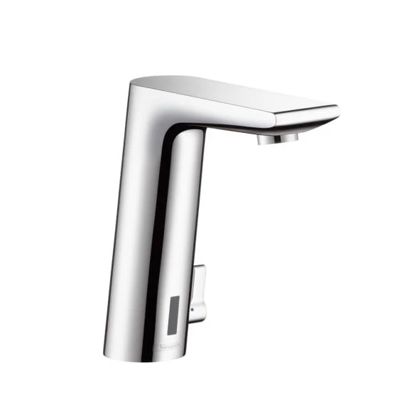 Bateria umywalkowa HANSGROHE METRIS S elektroniczna, 6V, z mieszaczem, chrom 31100000