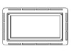 Ramka do zabudowy VIEGA VISIGN for STYLE do spłuczki ECO PLUS, do płytek VISIGN for STYLE 10,11,12,14 i VISIGN for MORE 100 sensitive 643072