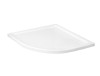 Brodzik półokrągły SCHEDPOL CAMPARO 90x6,5cm, z odpływem liniowym, biały 3.084