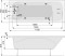 Wanna prostokątna POOL-SPA KLIO 170x70 white PWPA410ZN000000