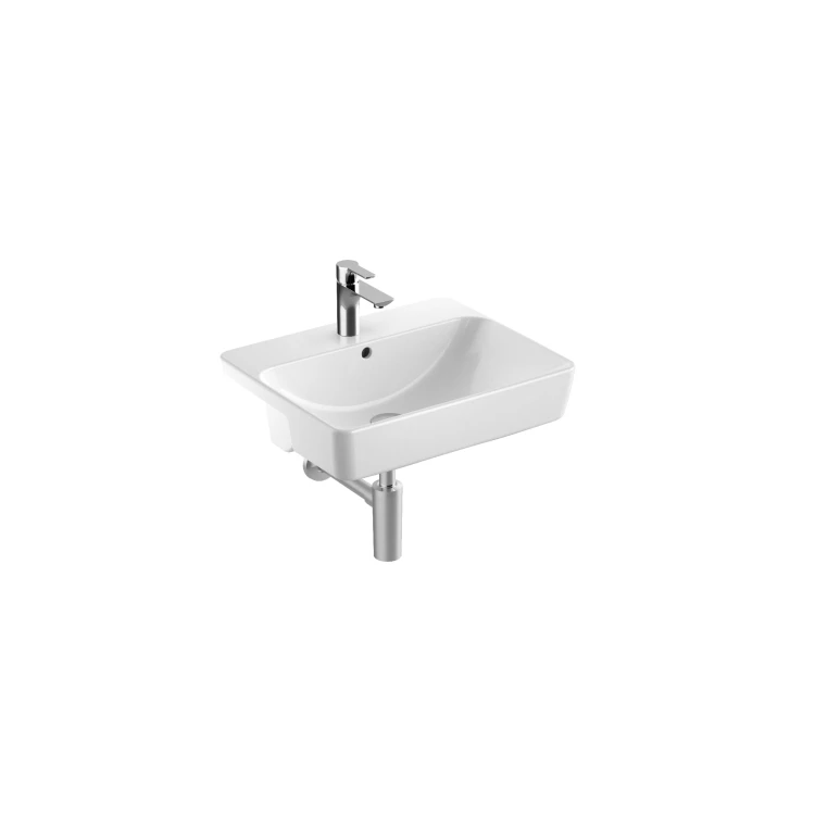 Umywalka półblatowa KOŁO VARIFORM 55x45cm prostokątna, biała 500.681.01.6