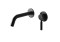 Bateria umywalkowa KOHLMAN ROXIN BLACK podtynkowa z uchwytem, czarny mat QW180R