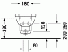 Bidet wiszący DURAVIT 1930 biały 0266100000