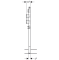 Element montażowy GEBERIT DUOFIX do natrysku i wanny, H=98-112cm, do baterii podtynkowej 111.780.00.1