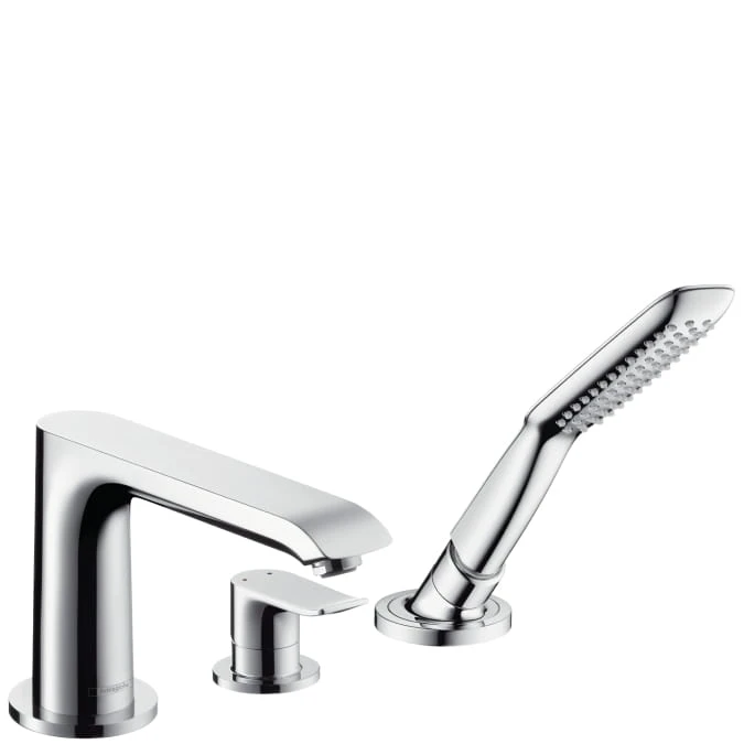 Bateria wannowa HANSGROHE METRIS E2 3-otworowa, el. zewnętrzny, chrom 31190000