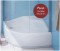 Brodzik półokrągły SCHEDPOL GO BABY 80x41cm, z siedziskiem, biały 3.038