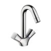 Bateria umywalkowa HANSGROHE LOGIS 150 2-uchwytowa, z obrotową wylewką, chrom 71222000