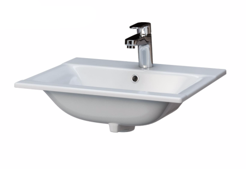 Umywalka blatowo-meblowa CERSANIT ONTARIO NEW 60x45 z/otw. Biały K669-002