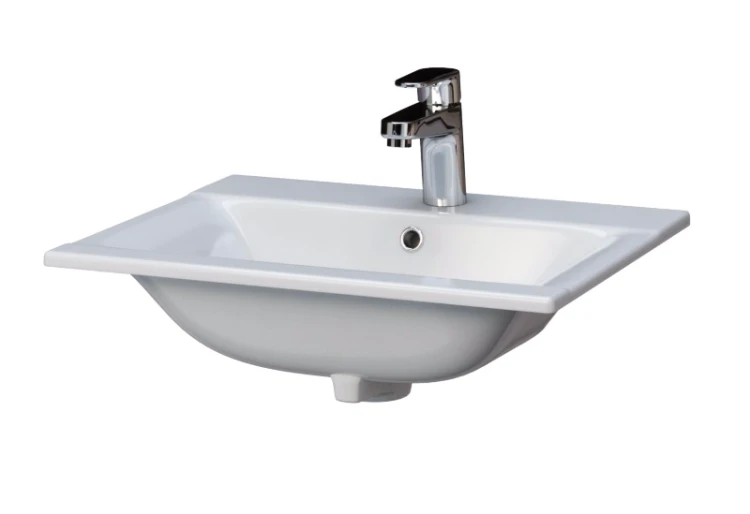 Umywalka blatowo-meblowa CERSANIT ONTARIO NEW 60x45 z/otw. Biały K669-002
