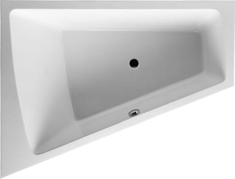 Wanna asymetryczna DURAVIT PAIOVA 180x140cm, lewa, do zabudowy, biała 7002160000000
