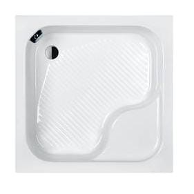 Brodzik kwadratowy SANPLAST CLASSIC 90x90x28cm, akrylowy, biały 615010025001000