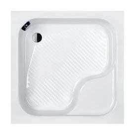Brodzik kwadratowy SANPLAST CLASSIC 90x90x28cm, akrylowy, biały 615010025001000