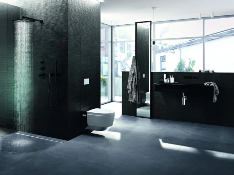 Toaleta myjąca GEBERIT AquaClean MERA Comfort WC z funkcją higieny intymnej, chrom 146.212.21.1