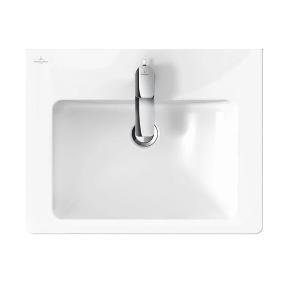 Umywalka VILLEROY&BOCH SUBWAY 2.0 65x47cm, meblowa, biała 7113FA01