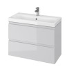 Szafka podumywalkowa CERSANIT MODUO SLIM 80 wisząca, szara S929-001