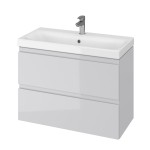 Szafka podumywalkowa CERSANIT MODUO SLIM 80 wisząca, szara S929-001