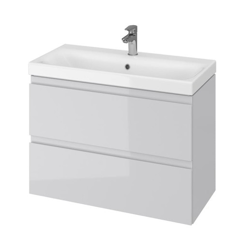 Szafka podumywalkowa CERSANIT MODUO SLIM 80 wisząca, szara S929-001