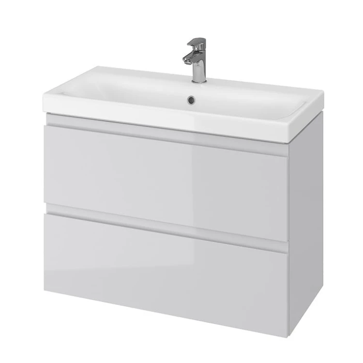 Szafka podumywalkowa CERSANIT MODUO SLIM 80 wisząca, szara S929-001