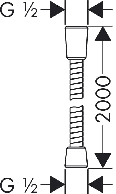 Wąż natryskowy HANSGROHE SENSOFLEX 200cm 28134000