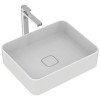 Umywalka nablatowa IDEAL STANDARD STRADA II 50x40cm, prostokątna, bez otworu, bez przelewu, biała T296701