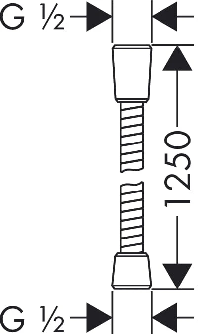Wąż natryskowy HANSGROHE SENSOFLEX 125cm 28132000