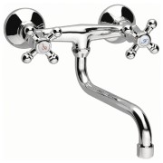 Bateria kuchenna FERRO RETRO ścienna, chrom XR5