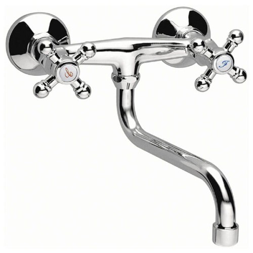 Bateria kuchenna FERRO RETRO ścienna, chrom XR5