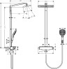 Komplet prysznicowy HANSGROHE RAINDANCE SELECT E 360 chrom 27112000