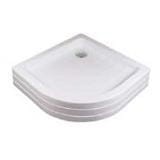 Brodzik półokrągły RAVAK RONDA PU 80x9cm biały A204001120