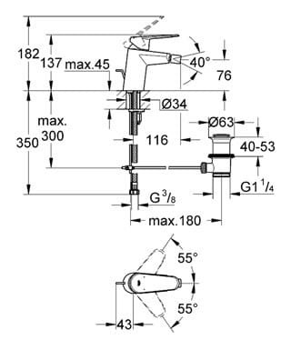 Bateria-bidetowa-GROHE-EUROSTYLE-COSMOPOLITAN-chrom-33244002