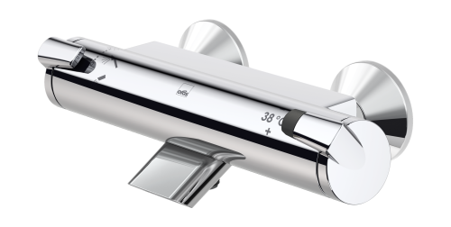 Bateria wannowa ORAS OPTIMA ścienna z termostatem chrom 7140U