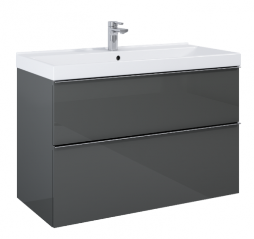 Szafka podumywalkowa ELITA LOOK 100x45cm, wisząca 2S, anthracite 167086