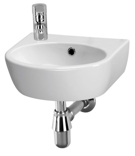 Umywalka CERSANIT PARVA 40x32cm lewa, biała K27-009-L