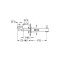 Wylewka wannowa GROHE EUROCUBE z przełącznikiem, 17cm, chrom 13304000