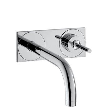 Bateria umywalkowa AXOR UNO podtynkowa, z płytką, chrom 38112000