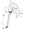 Bateria umywalkowa KLUDI BALANCE elektroniczna, chrom 5210005