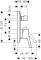Bateria wannowa HANSGROHE TALIS S podtynkowa, element zewnętrzny chrom 72405000