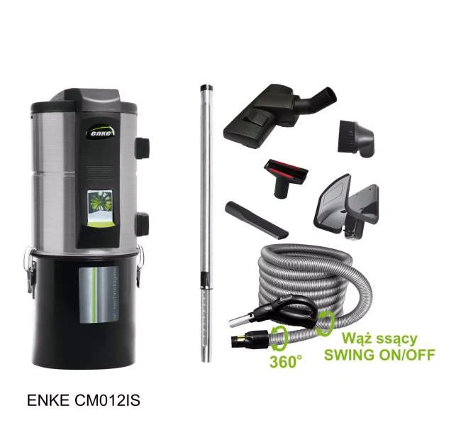 Jednostka centralna COMFORT SYSTEM CM012IS + zestaw sprzątający Basic Super z wężem 9m z wł. w rękojeści PRS012IS