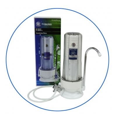 Filtr kuchenny AQUAFILTER stojący z FCSTO, zawór, przyłącze FHCT