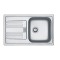Zlewozmywak FRANKE EUROFORM EFN 614-78 78x47.5cm, stal gładka jedwab 101.0058.088