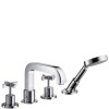 Bateria wannowa AXOR CITTERIO 4-otw., pokrętła krzyżowe, chrom 39445000