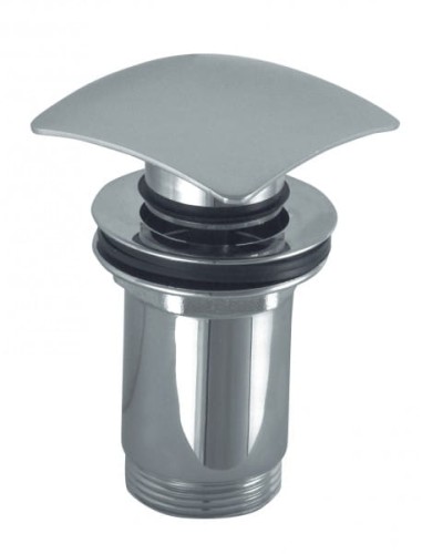 Korek umywalkowy (spust) KFA "Click-Clack" kwadratowy, chrom 66045400