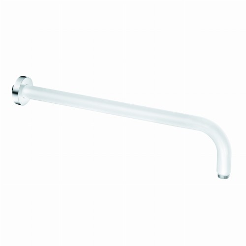 Ramie natrysku KLUDI A-QA 400mm 1/2 ścienne okrągłe (rozeta okrągła) biały/chrom 6651491-00