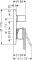 Bateria wannowa AXOR CITTERIO podtynkowa element zewnętrzny chrom 39455000