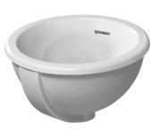 Umywalka nablatowa DURAVIT BALI średnica 33.5cm, biała 0473340031