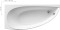 Wanna asymetryczna RAVAK AVOCADO 160x75cm, lewa, biała CQ01000000