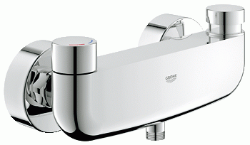 Bateria natryskowa GROHE EUROMART COSMOPOLITAN S samozamykająca, z mieszaczem, chrom 36320000