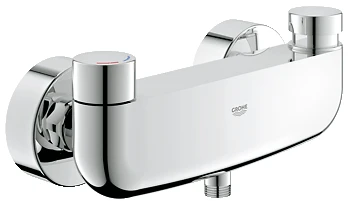 Bateria natryskowa GROHE EUROMART COSMOPOLITAN S samozamykająca, z mieszaczem, chrom 36320000