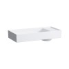 Umywalka KARTELL BY LAUFEN 75x35cm, bez otworu, biała LCC, SaphirKeramik H8123324001121