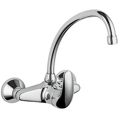 Bateria kuchenna MONOTRES ścienna chrom 172418